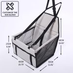 Travel Dog Car Seat Cover Folding Hammock Pet Carriers Bag Carrying For Cats Dogs transportin - Image 6