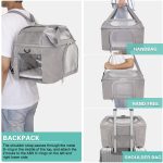 Dog Backpack Breathable Pet Carrier Bag Travel Airline Approved Transport Bag For Small Dogs - Image 5