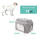 Dog Backpack Breathable Pet Carrier Bag Travel Airline Approved Transport Bag For Small Dogs - Image 6
