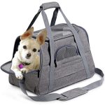 Dog Carrier Bag Portable Dog Backpack With Mesh Window Airline Approved Small Pet Transport