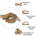 Tactical Bungee Dog Leash 2 Handle Quick Release Cat Dog Pet Leash Elastic Leads - Image 3