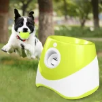 Automatic tennis ball launcher for dogs